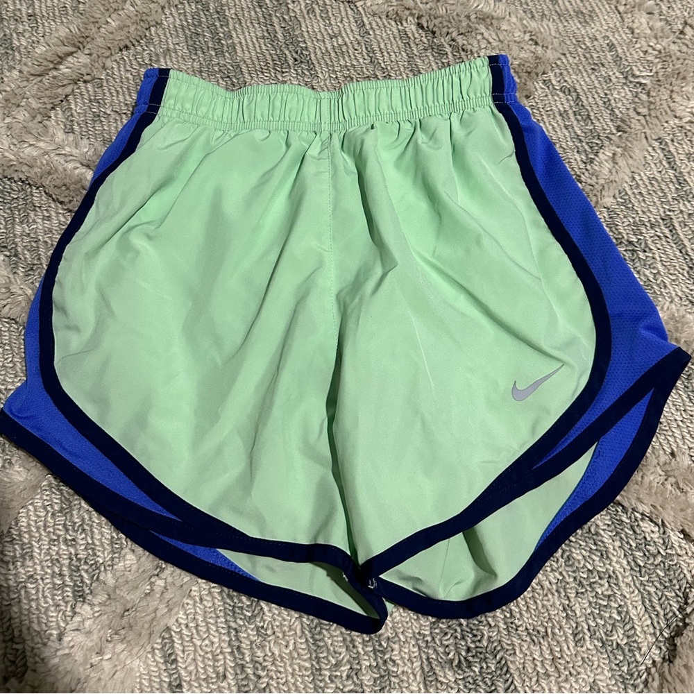 Green/Blue Women’s Dri-Fit Nike Shorts